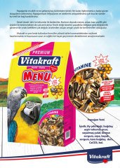 *27040-VITAKRAFT MENU PAPAĞAN YEMİ 1000 GR 5'Li