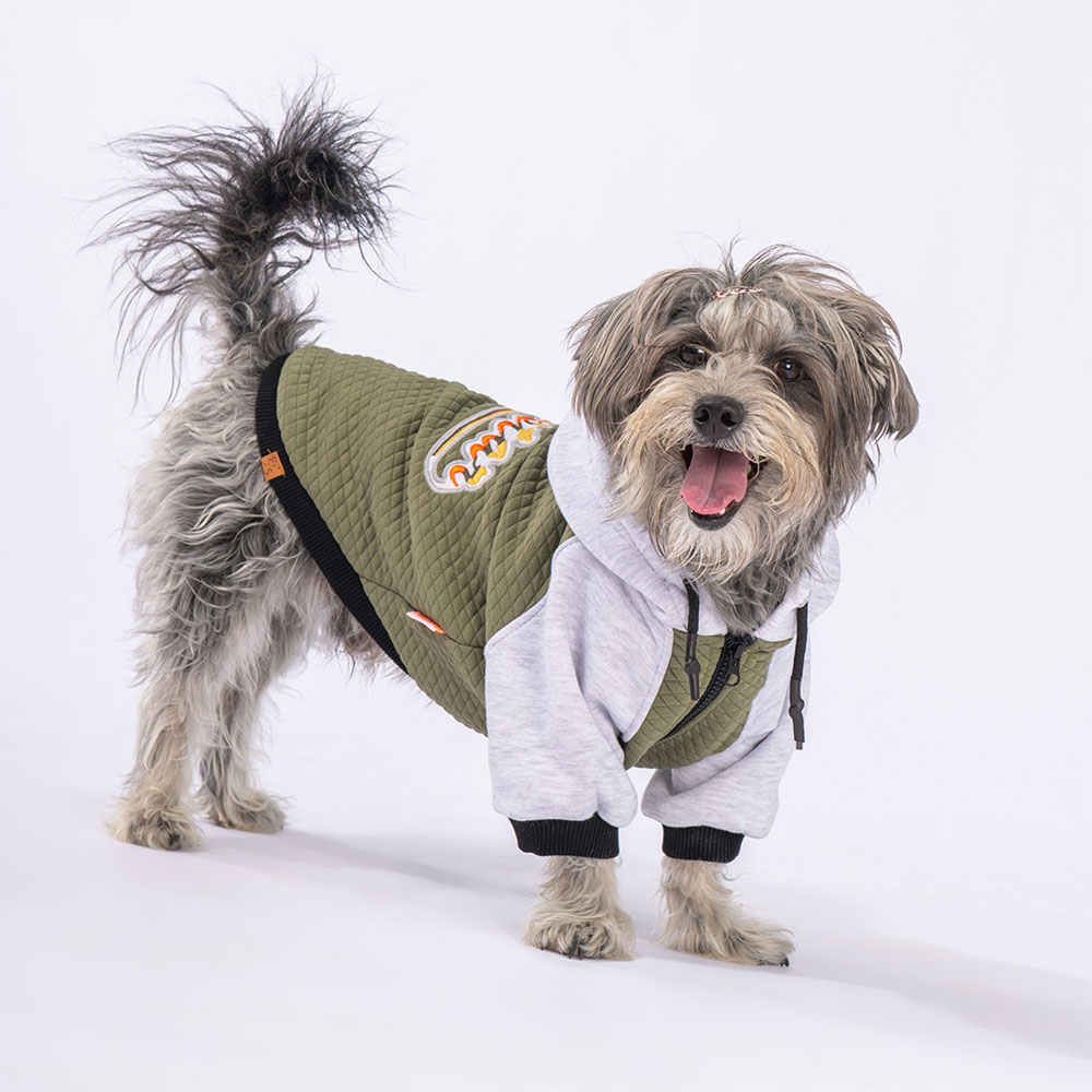 *23211-Pawstar Light Green PS Design Jacket M-L-XL-XL-2XL Yeni Sezon