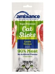 Ambiance Yetişkin Kedi Kuzu Etli Ödül Çubuğu 24'lü