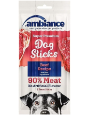 Ambiance Biftekli Stick Köpek Ödül Çubuğu 24'lü 3x5gr