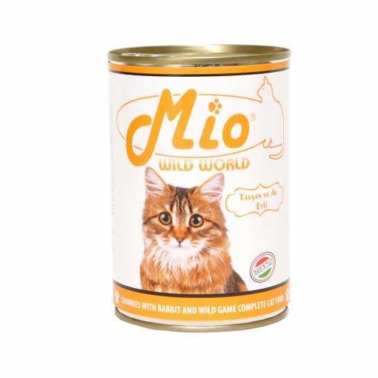 Mio Tavşan Ve Av Etli KEDİ Konservesi 415 gr 24'lü