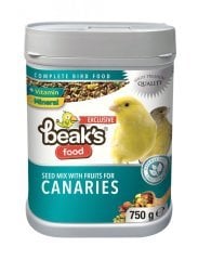 *ST007-BEAK'S MEYVELİ KANARYA YEMİ 750 GR