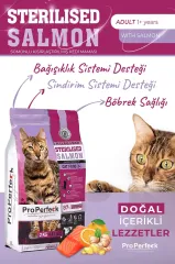 PRO PERFECK PREMİUM KISIRLAŞTIRILMIŞ SOMONLU PORTAKALLI KEDİ MAMASI 10 KG