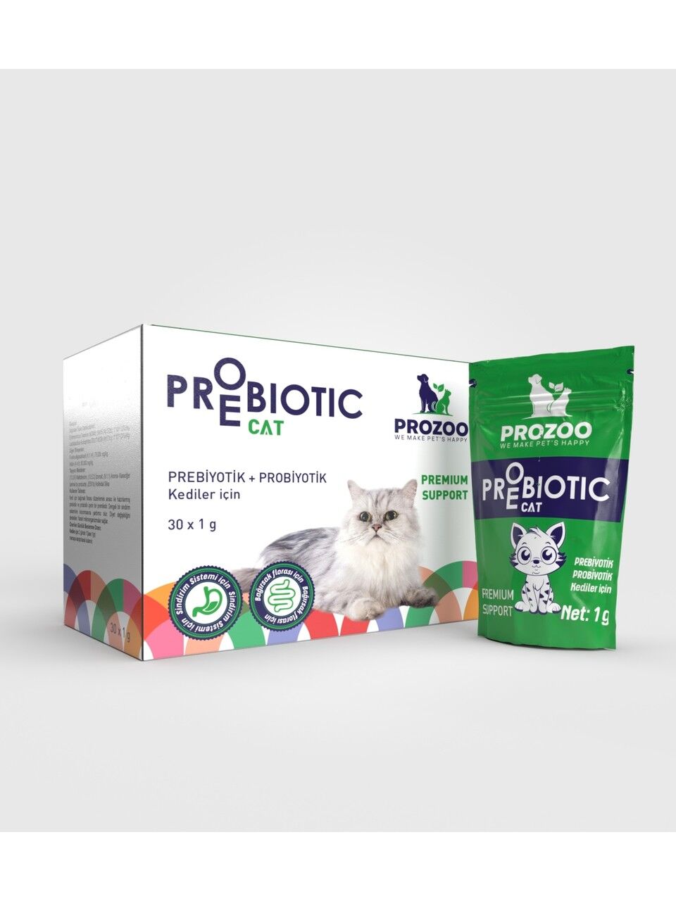 PROZOO Preobiotik Cat 30’lu ( Probiyotik+Prebiyotik)