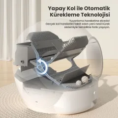 YDM UZAY KAPSÜLÜ AKILLI KEDİ TUVALETİ