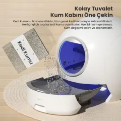 YDM UZAY KAPSÜLÜ AKILLI KEDİ TUVALETİ
