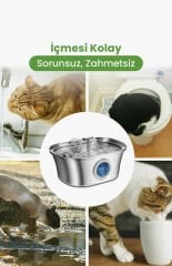 YDM ÇELİK OTOMATİK SU SEBİLİ OVAL