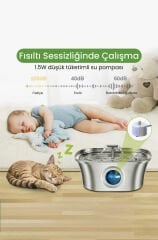 YDM ÇELİK OTOMATİK SU SEBİLİ OVAL SENSÖRLÜ