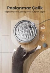 YDM ÇELİK OTOMATİK SU SEBİLİ YUVARLAK