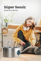 YDM ÇELİK OTOMATİK SU SEBİLİ YUVARLAK