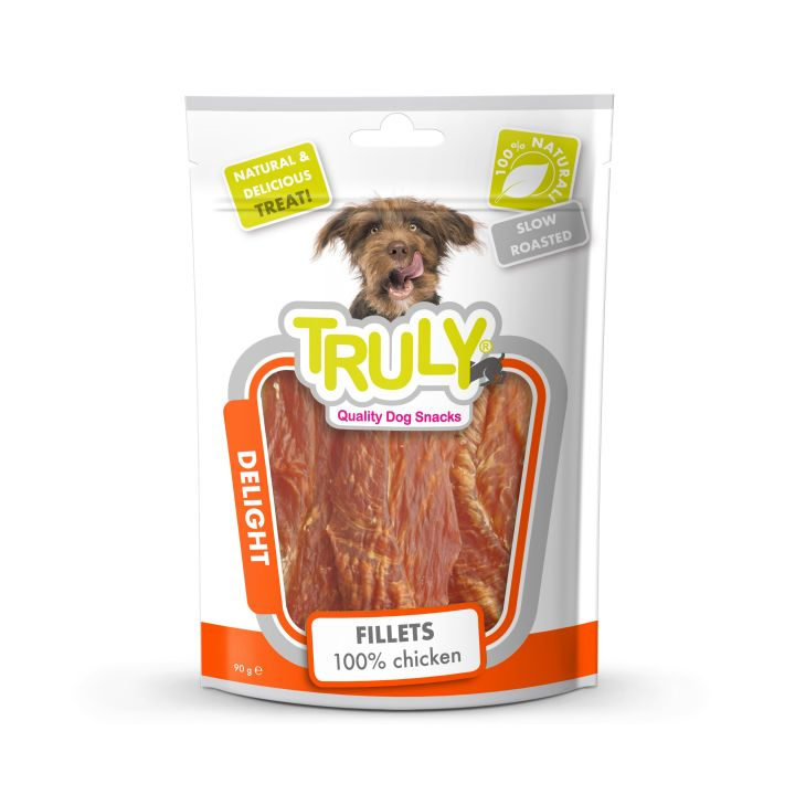 *140-8200-Truly Dog Fıllets Chicken 90gr