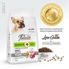 Felicia 3 Kg Kolajenli Kuzulu Az Tahıllı Small/Mini Yetişkin Köpek Maması