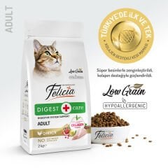 Felicia 2 Kg Kolajenli Tavuklu Az Tahıllı Yetişkin Kedi Maması