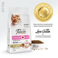 Felicia 2 Kg Kolajenli Tavuklu Az Tahıllı Yavru Kedi Maması