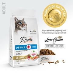 Felicia 2 Kg Kolajenli Somonlu Az Tahıllı Yetişkin Kedi Maması