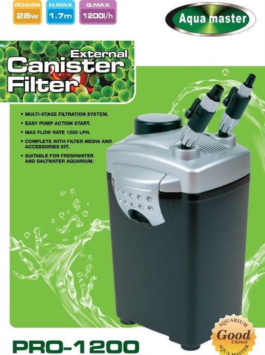 PRO-1200 Aqua Master Dış Filtre 1200 LT.