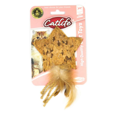 203557-CATLİFE KEDİLERİ İÇİN YILDIZ ŞEKİLLİ NATUREL OYUNCAK