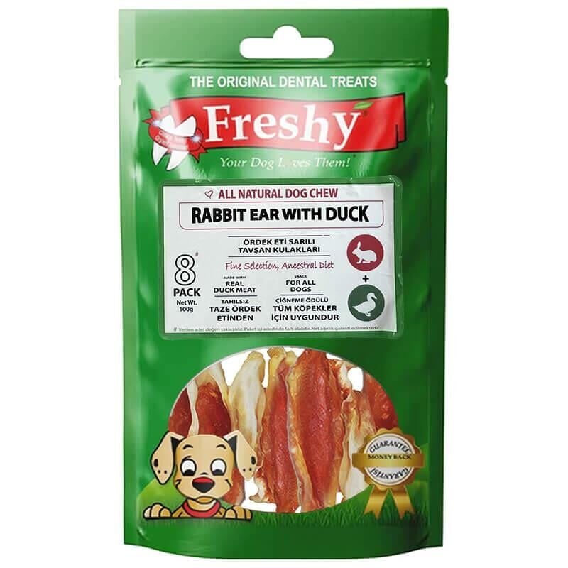 FR79 FRESHY Tavuk Etli ve Ciğerli Burgu Çubuk 12'li (100 Gr.)