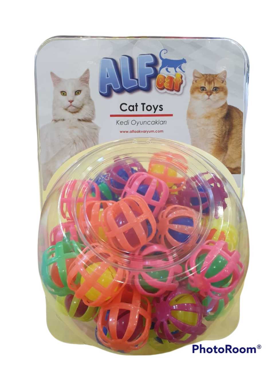 *ALFCat00145 Zilli Kedi Oyun Topu 45'li