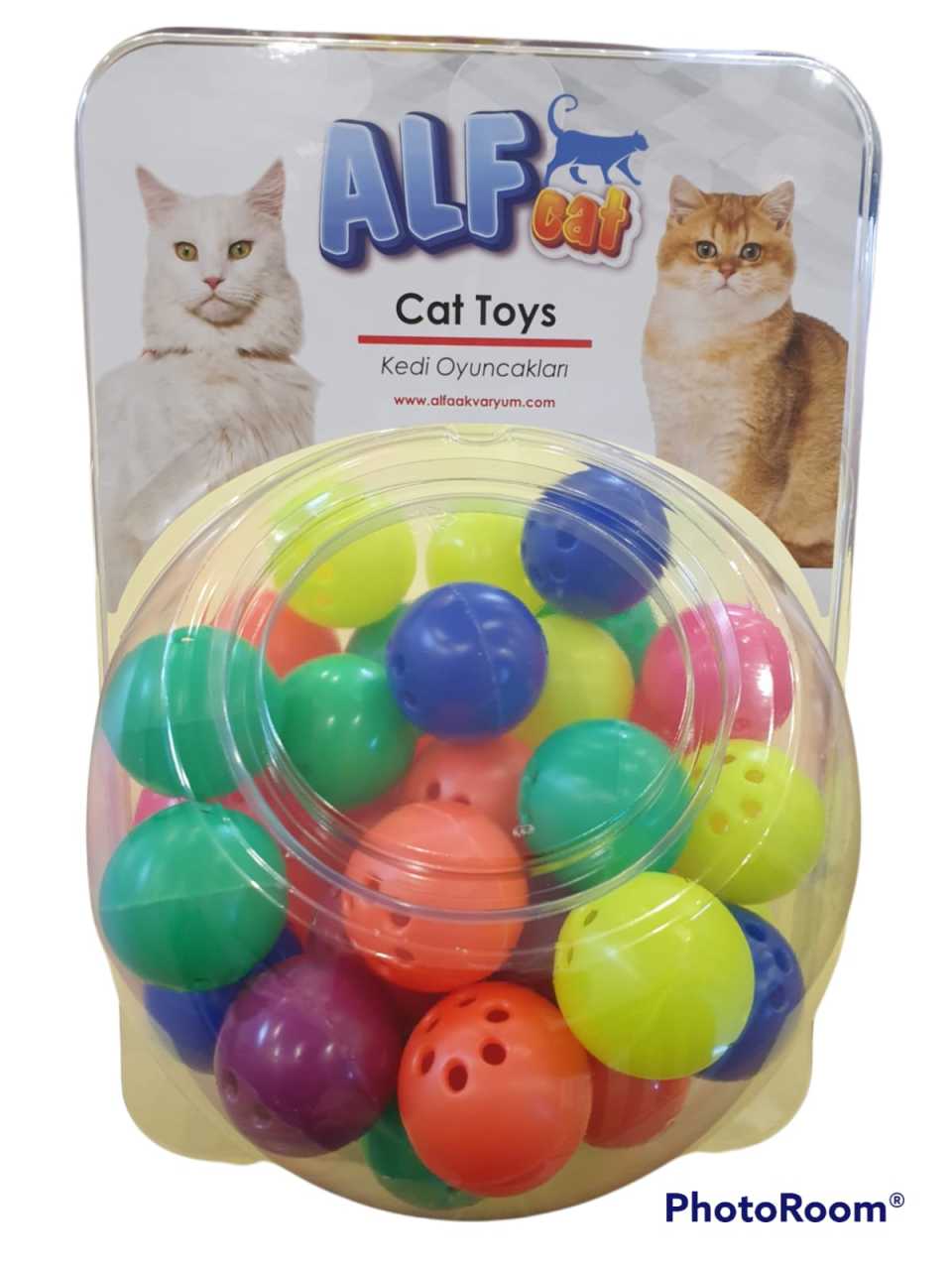 ALFCat00545 Zilli Kedi Oyun Topu 45'li