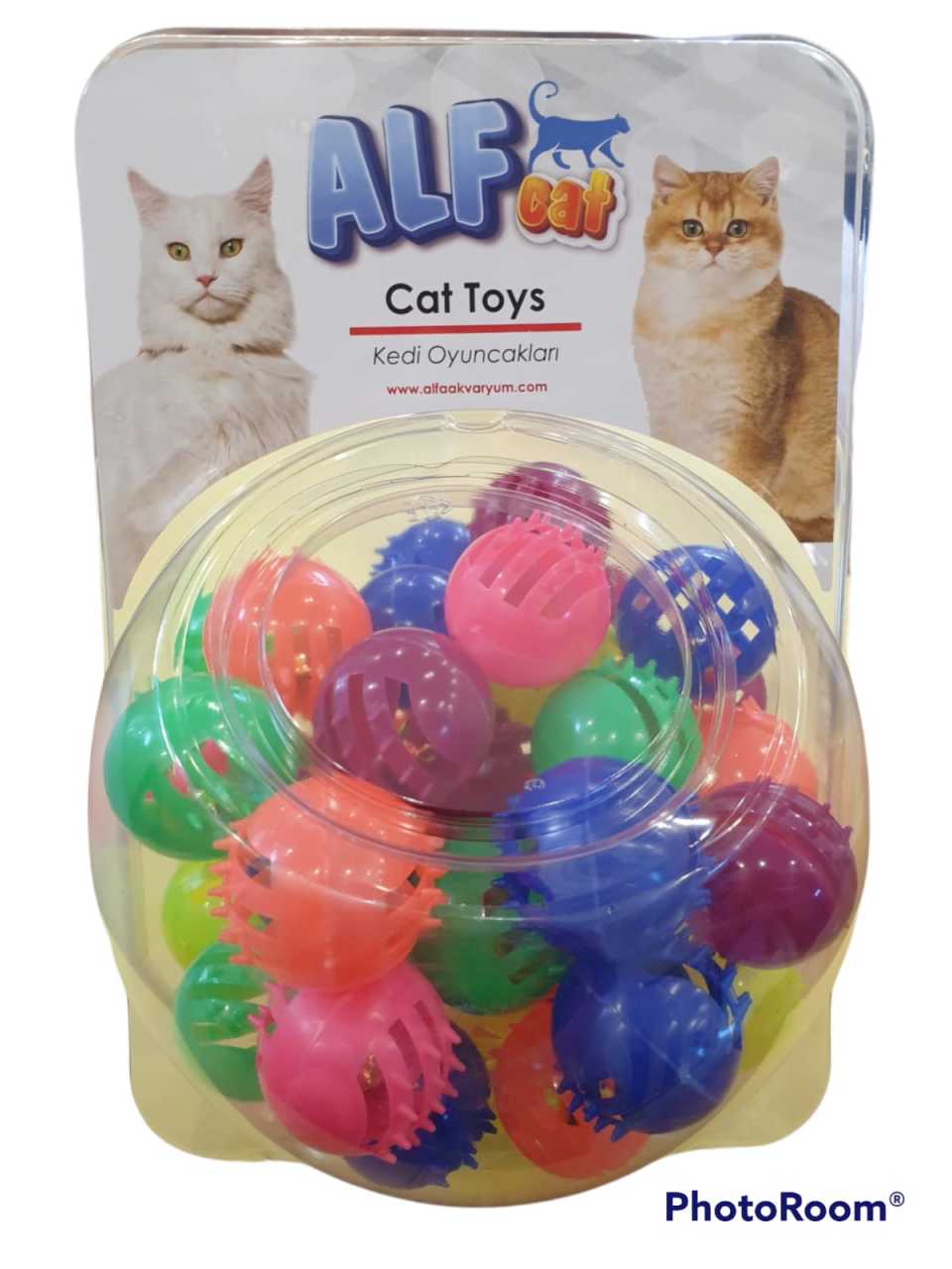 ALFCat00645 Zilli Kedi Oyun Topu 45'li