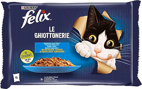 Felix Somonlu 4x85 gr Yetişkin Kedi Yaş Maması