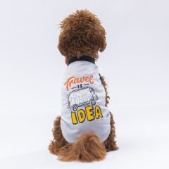 24809 Pawstar Travel T-Shirt Grey S-M-L-L-XL-2XL(New Collection)