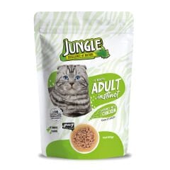 Jungle Kedi Tavuklu Pouch 100 Gr. 24'lü
