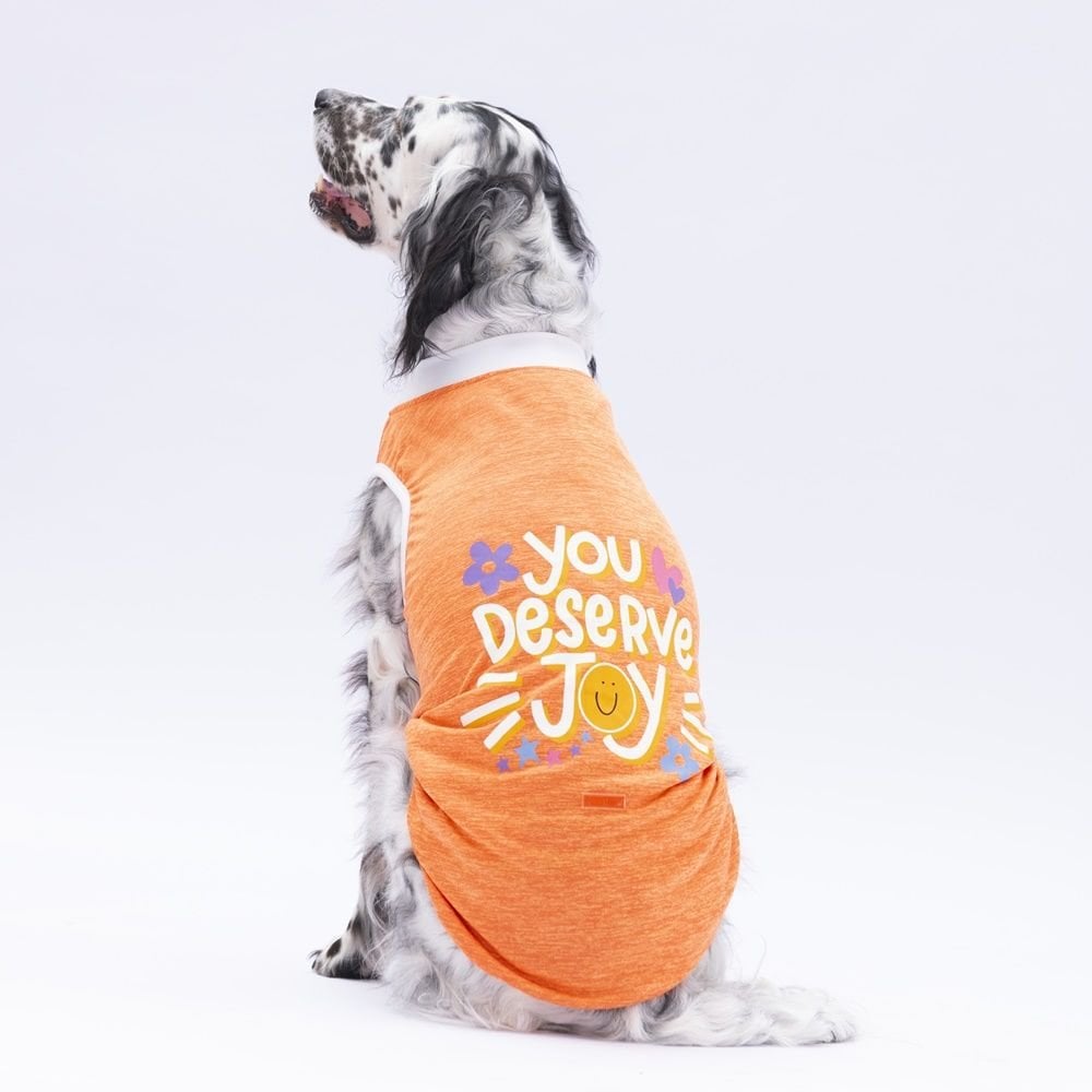 24851 Pawstar Joy Big T-Shirt Orange 3XL-4XL-5XL-6XL-7XL(New Collection)