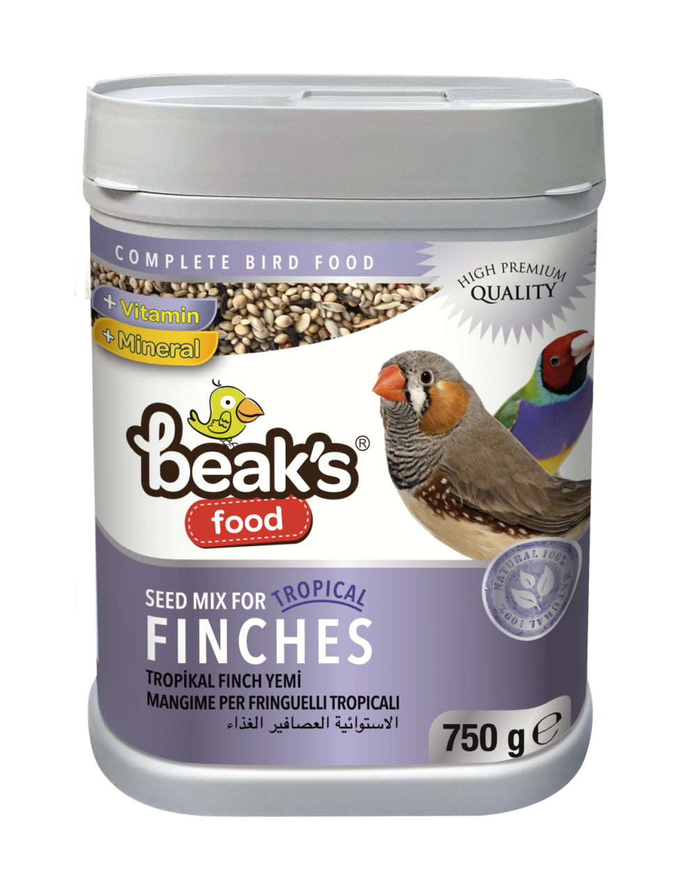 *ST024-Beaks Tropical Finch Yemi 750 Gr