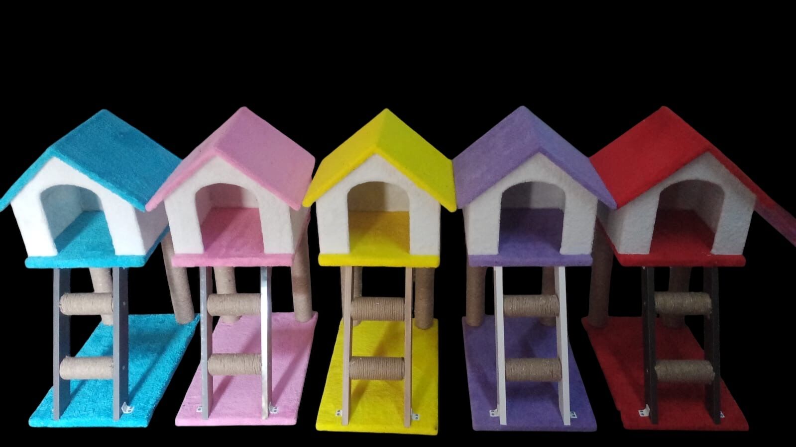 BRS02 Merdivenli Kedi Evi(10 Renk)