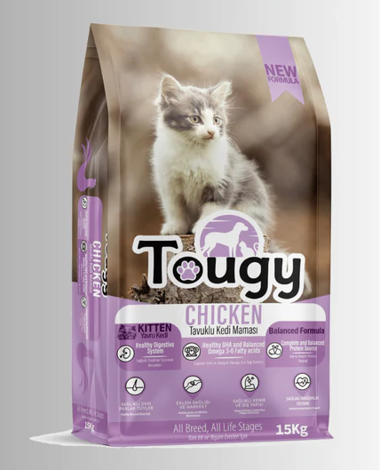 Tougy Tavuklu Yavru Kedi Maması 15 Kg.