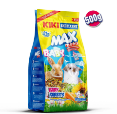 KIKI Excellent Kemirgen Yavru Tavşan Yemi 500 Gr. 12'li