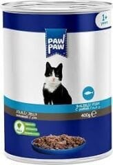 Paw Paw Jelly Balıklı Yetişkin Kedi Konservesi 400 gr 12’li