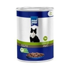 Paw Paw Jelly Kuzulu Yetişkin Kedi Konservesi 400 gr 12’li