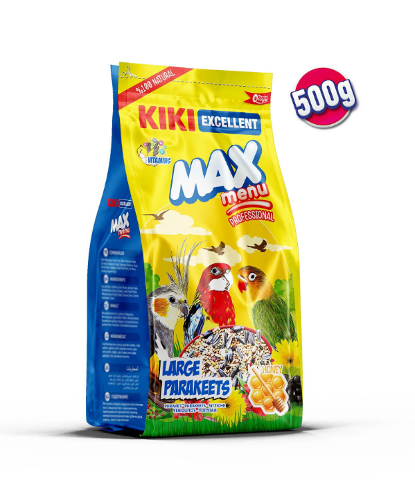 KIKI Excellent Kuş Paraket Yemi 500 Gr. 12'li
