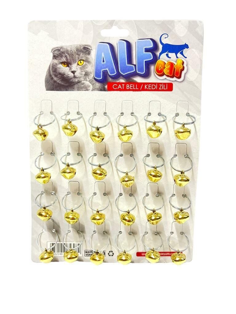 AlfCat Kedi Zili Lüx Gold 24'lü