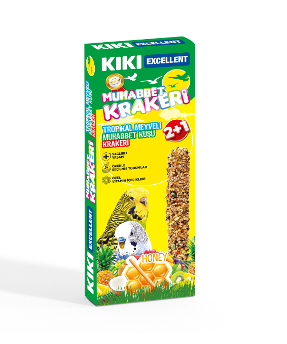 KIKI Excellent Kuş Meyveli Kraker 3x10'lu