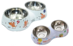 Nunbell Melamin Çelik Mama Kabı