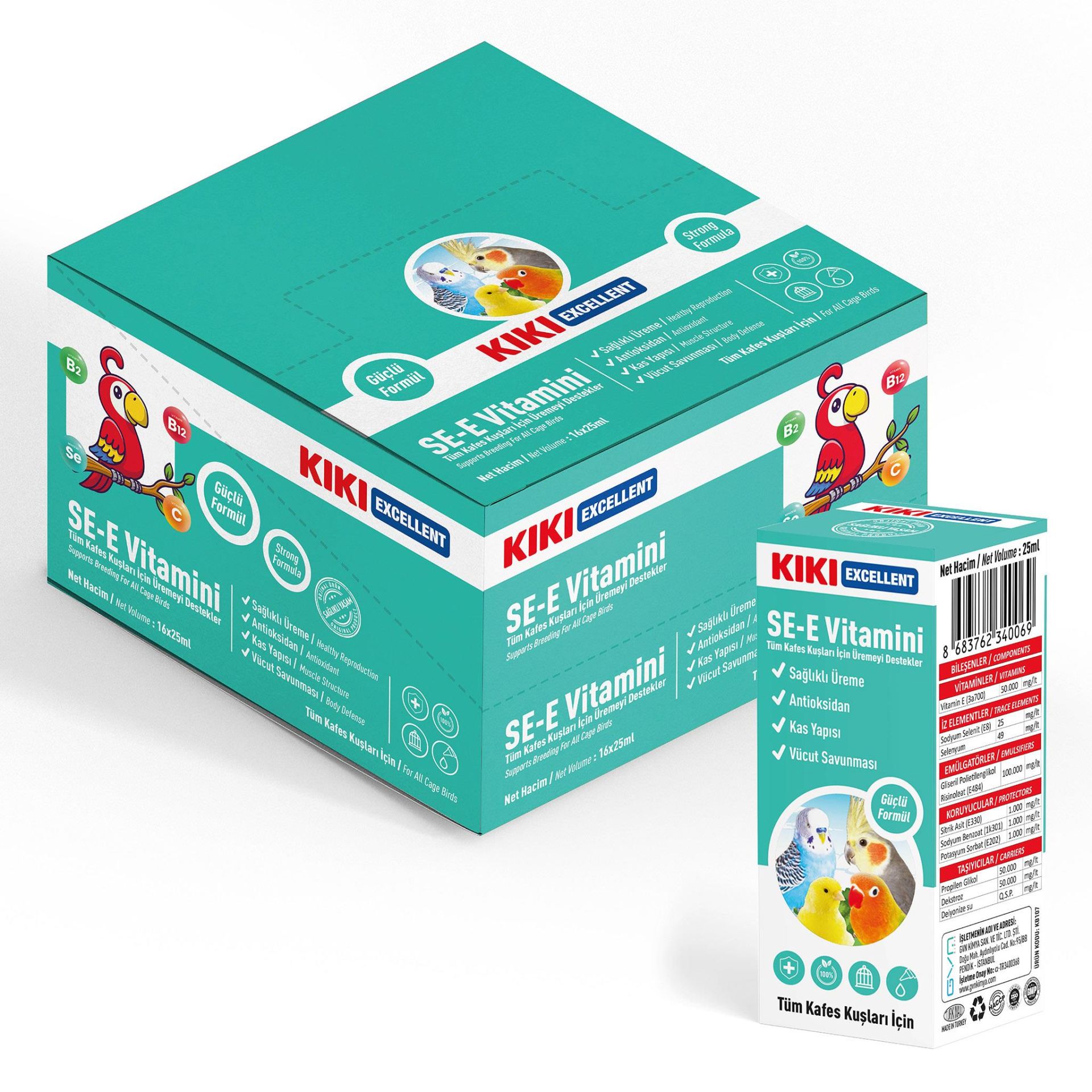 KIKI Excellent Kuş SE-E Vit 16'lı