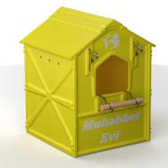 Demonte Mix Plastik Muhabbet Yuvası Mısır Granülü Hediyeli 12'li