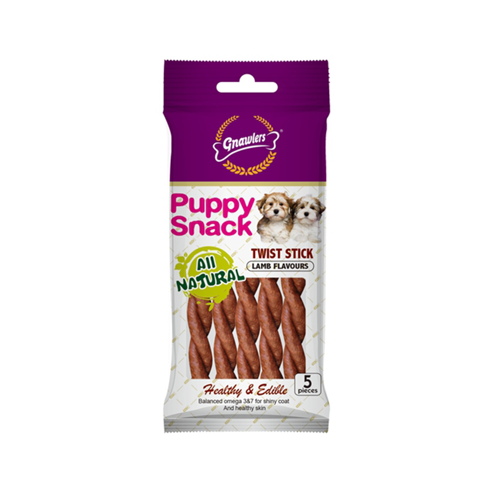 Gnawlers Kuzu Etli Yavru Köpek Ödül Maması (5'li)