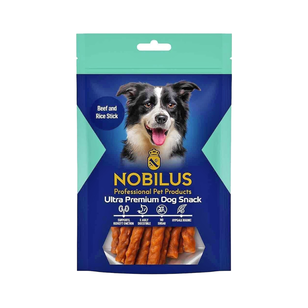 Nobilus Biftek Etli Çubuk Köpek Ödül Maması (80 g)