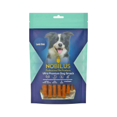 Nobilus Kuzu Etli Çubuk Köpek Ödül Maması (80 g)
