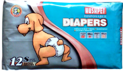 *00359-HUSHPET KÖPEK ALT TUVALET BEZİ S 12'Lİ 4-7KG