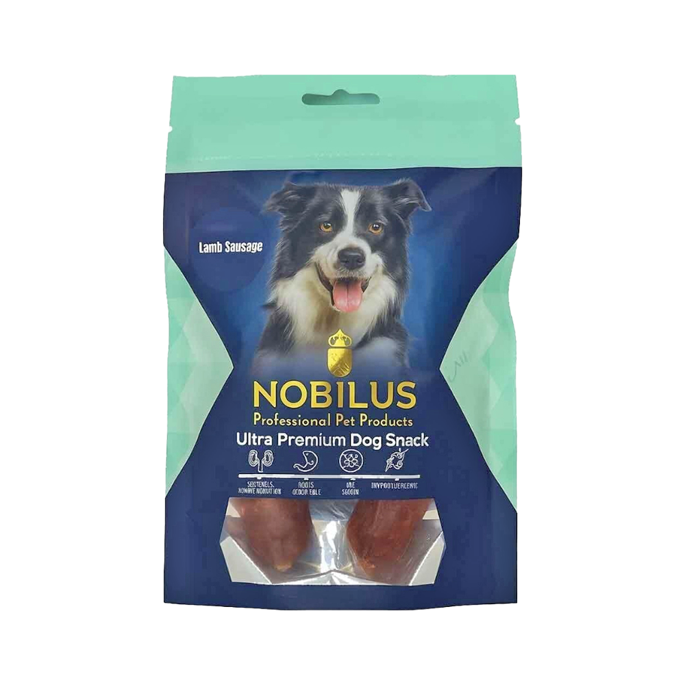 Nobilus Kuzu Etli Sosis Köpek Ödül Maması (80 g)