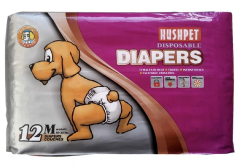 *00342-HUSHPET KÖPEK ALT TUVALET BEZİ M 12'Lİ 7-16 KG