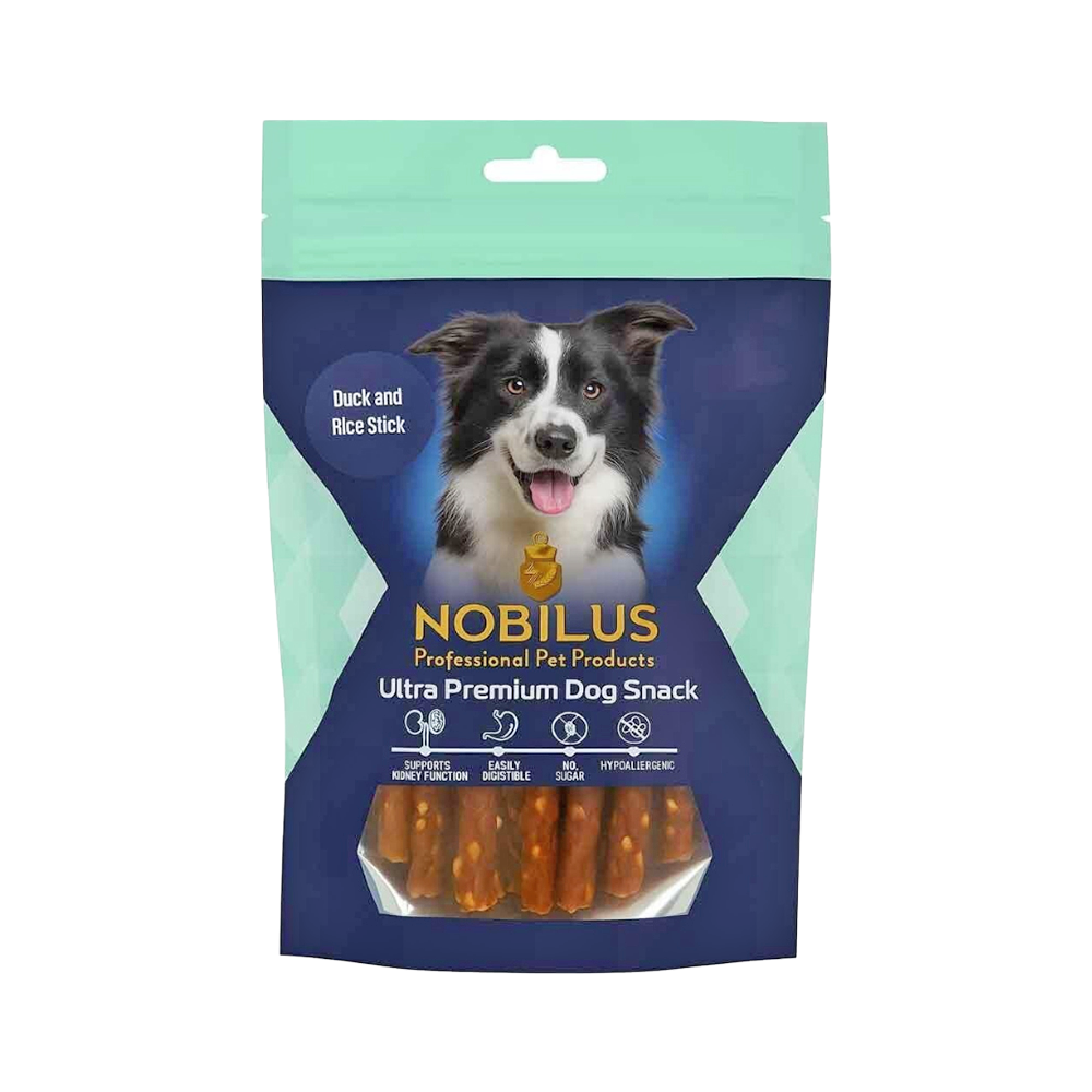 Nobilus Ördek Etli ve Pirinçli Çubuk Köpek Ödül Maması (80 g)