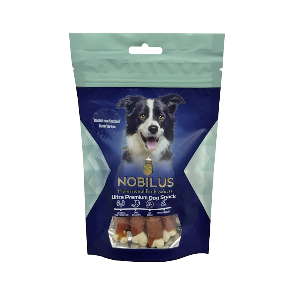 Nobilus Tavşan Etli ve Kalsiyum Kemik Köpek Ödül Maması (80 g)