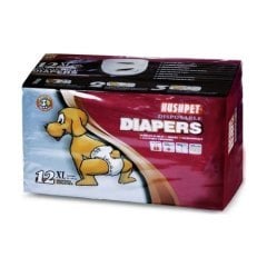 *00328-HUSHPET KÖPEK ALT TUVALET BEZİ XL 12'Lİ 25-40 KG